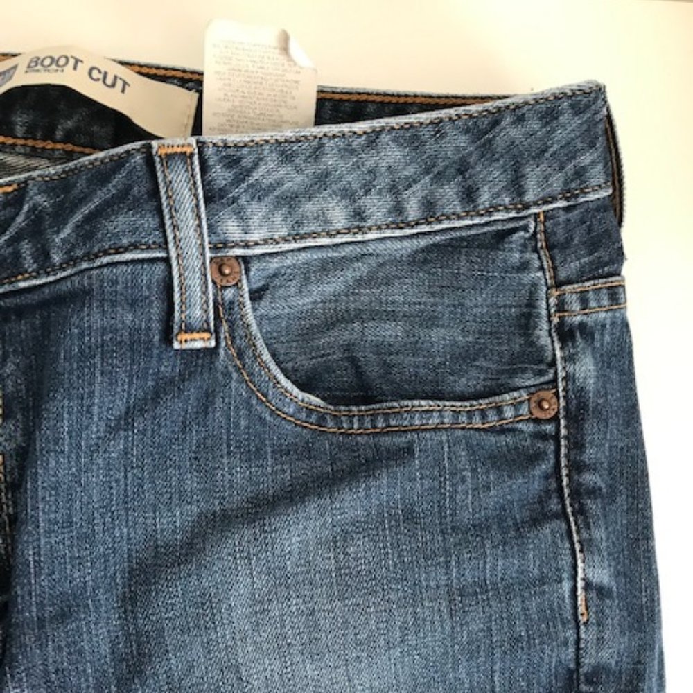 Gap Distressed Boot Cut Stretch Jeans - size 10 - Picture 7 of 8